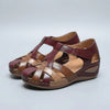 Sandalo a Wedge con Cinturino Intrecciato per Donne