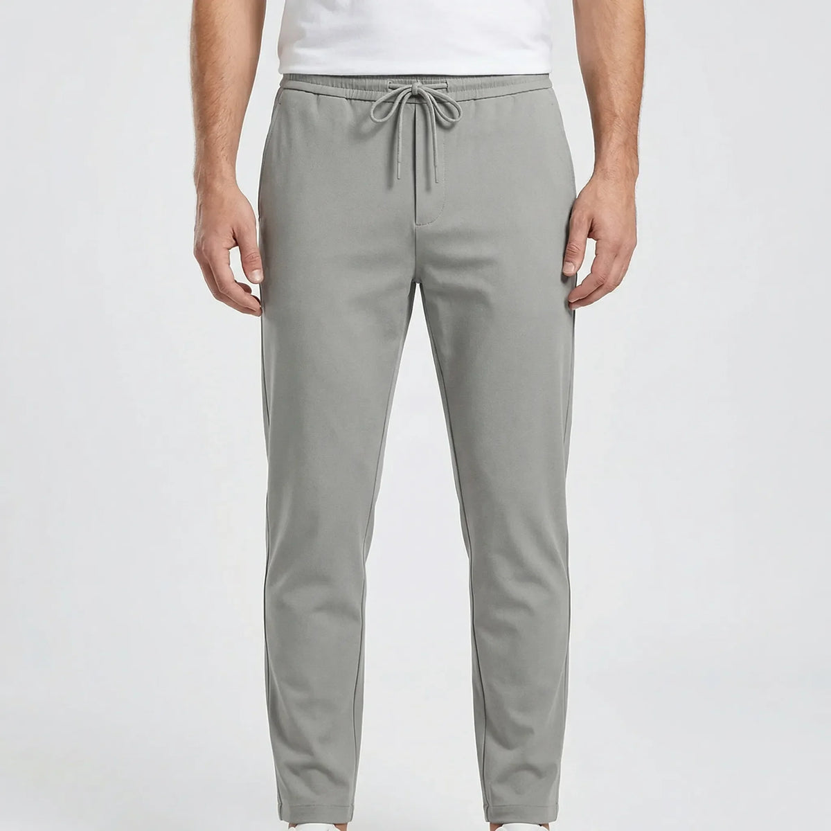 Pantaloni Stretch a Taglio Dritto per Uomini