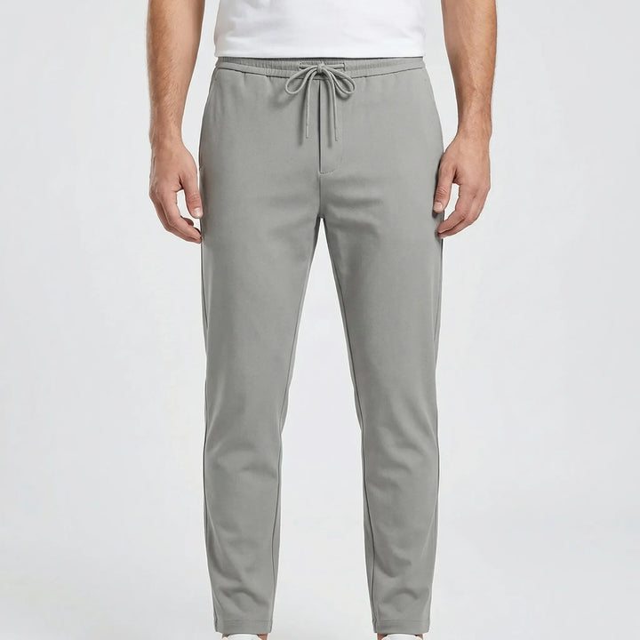 Straxen - Pantaloni elasticizzati a taglio dritto da uomo