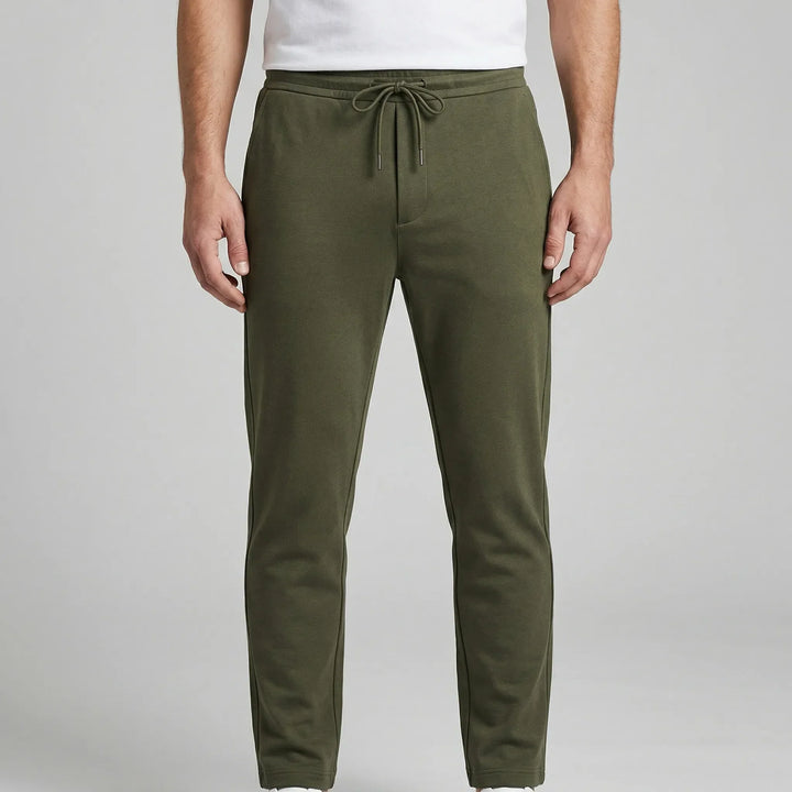 Straxen - Pantaloni elasticizzati a taglio dritto da uomo