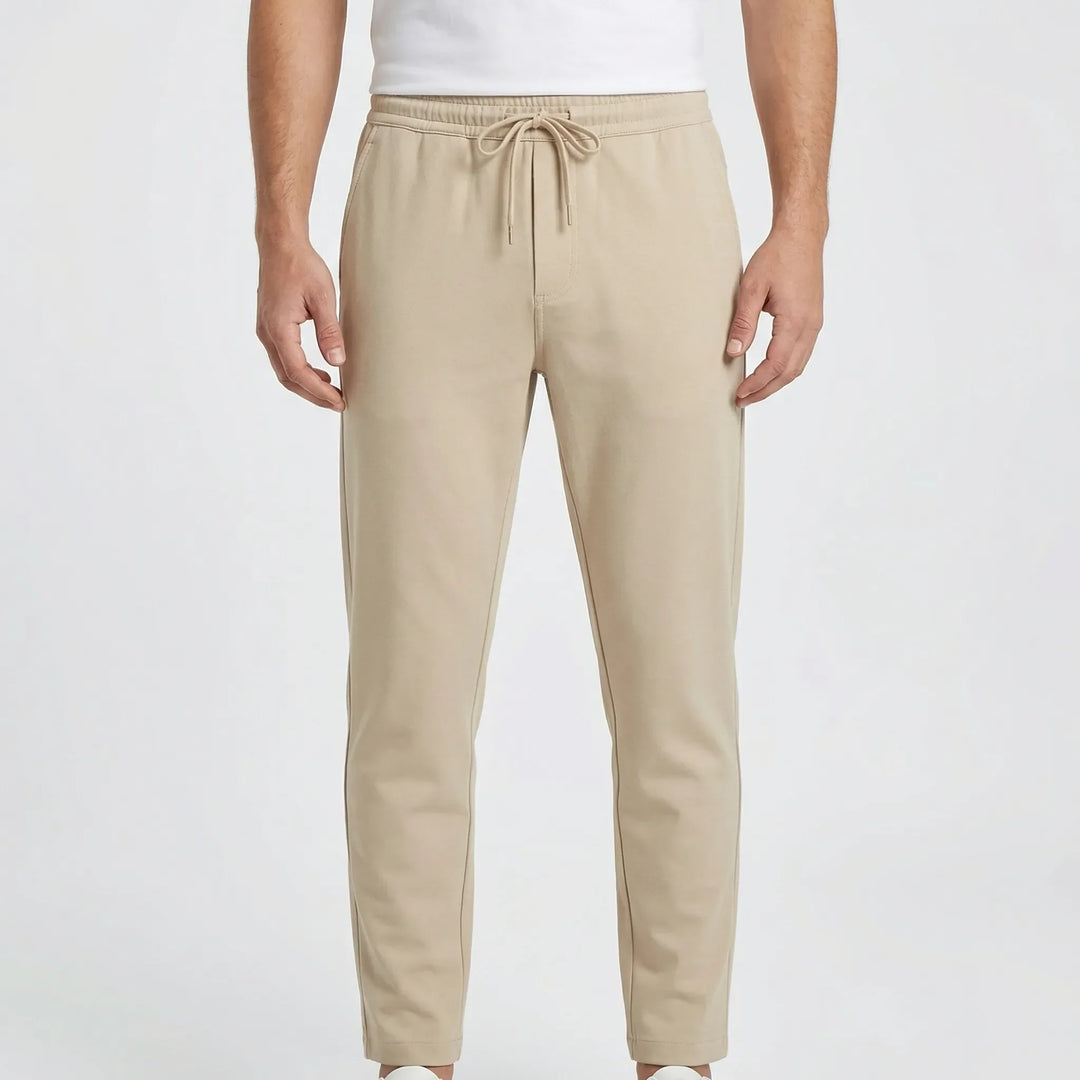 Straxen - Pantaloni elasticizzati a taglio dritto da uomo