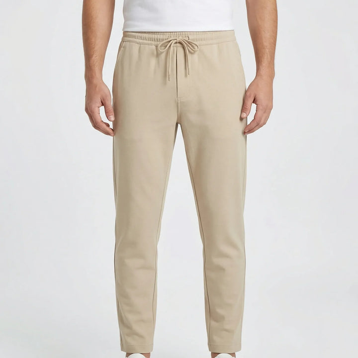 Straxen - Pantaloni elasticizzati a taglio dritto da uomo