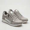 Sneaker Confort Con Zip e Lacci