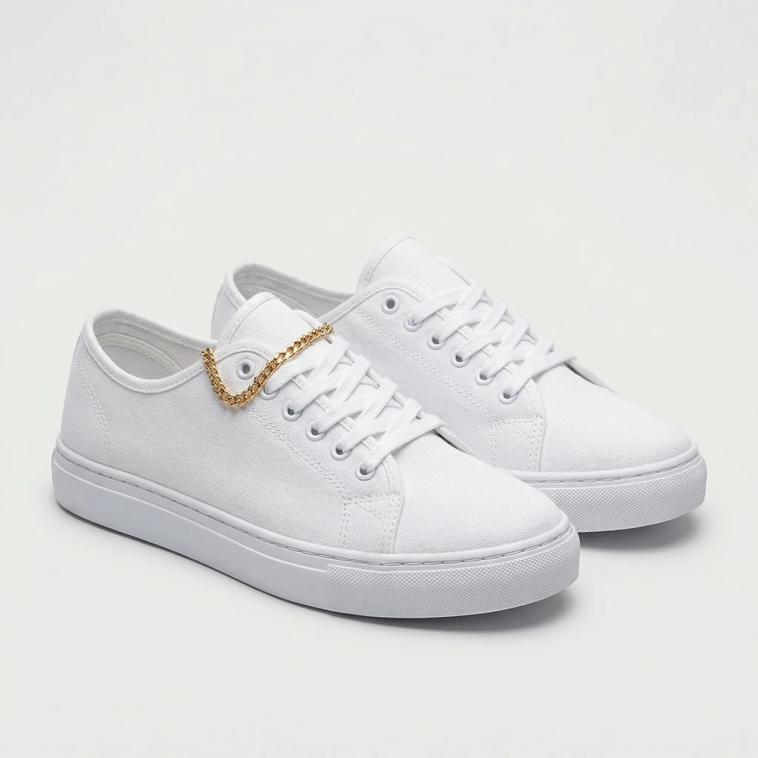 Strivelle - Sneakers da donna con zeppa e lacci
