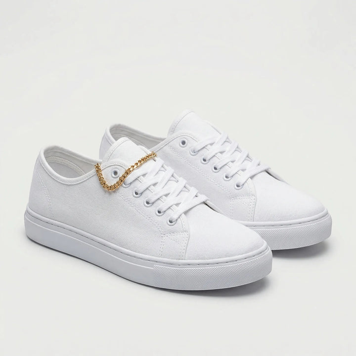 Strivelle - Sneakers da donna con zeppa e lacci