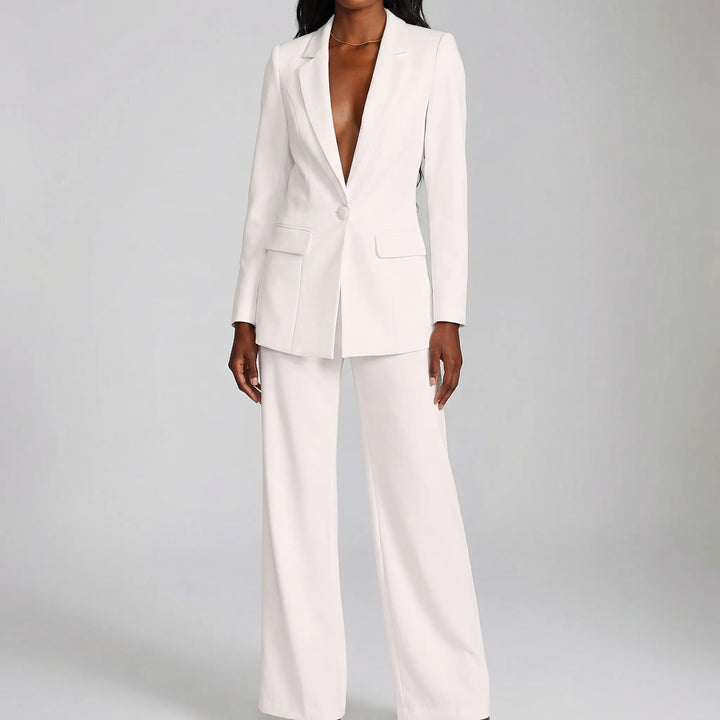 Suavelle - Completo coordinato composto da blazer e pantaloni