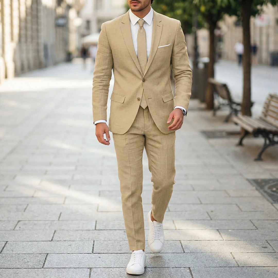 Suitello - Completo casual due pezzi composto da blazer e pantaloni