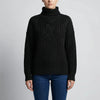 Maglione Pullover a Collo Alto in Maglia per Donne
