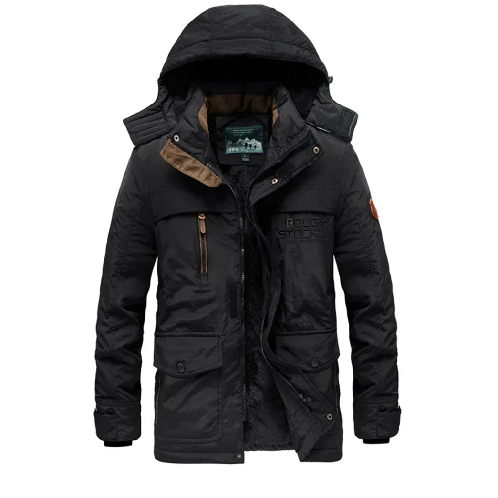 Cappotto Invernale Stylish con Cappuccio per Uomini