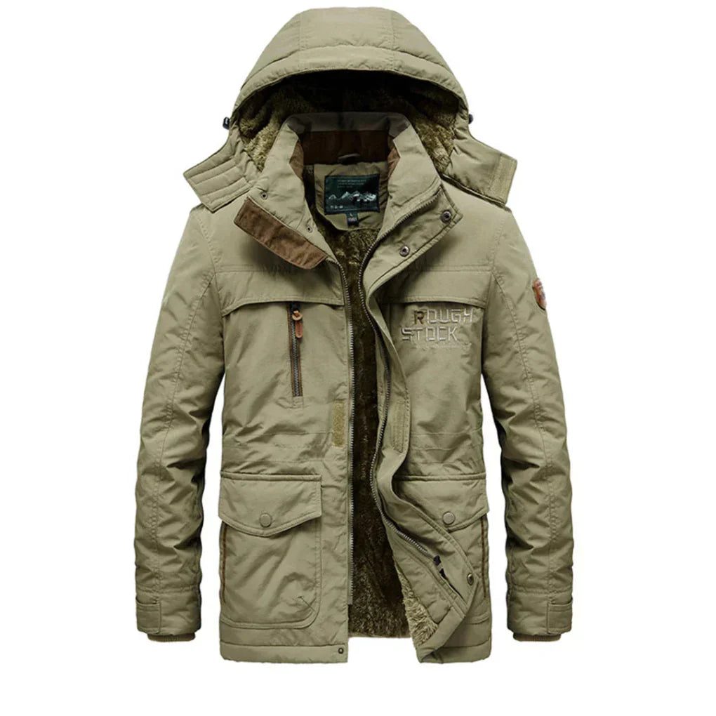 Cappotto Invernale Stylish con Cappuccio per Uomini