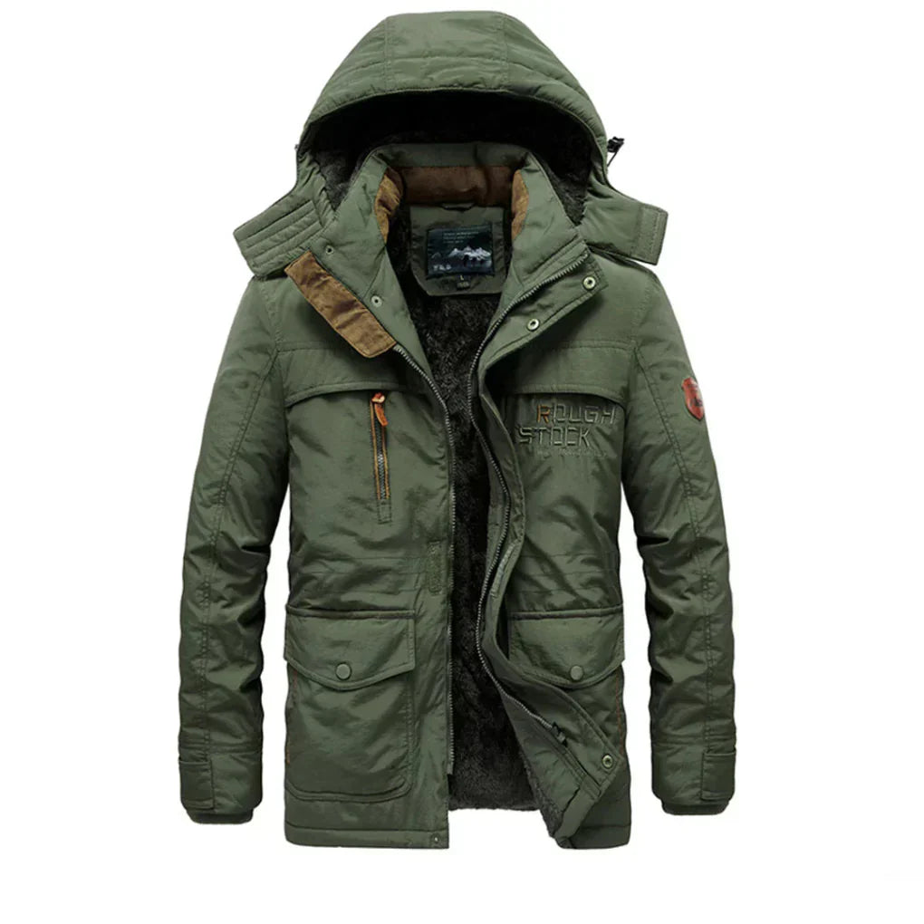 Cappotto Invernale Stylish con Cappuccio per Uomini