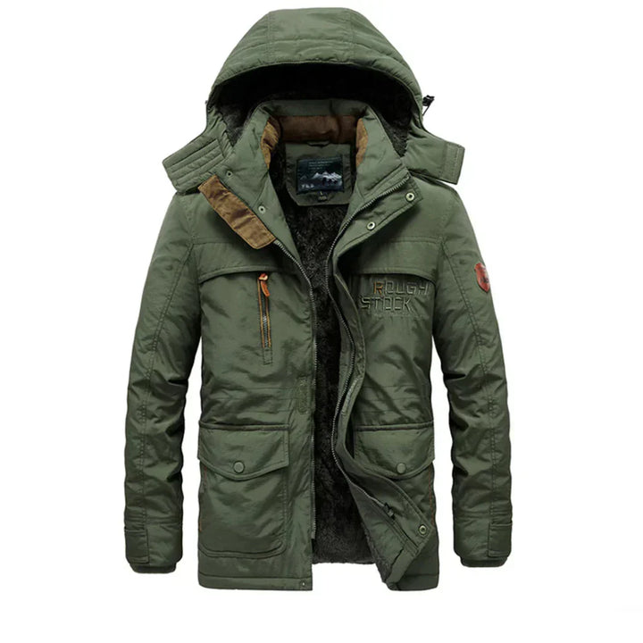 Cappotto Invernale Stylish con Cappuccio per Uomini