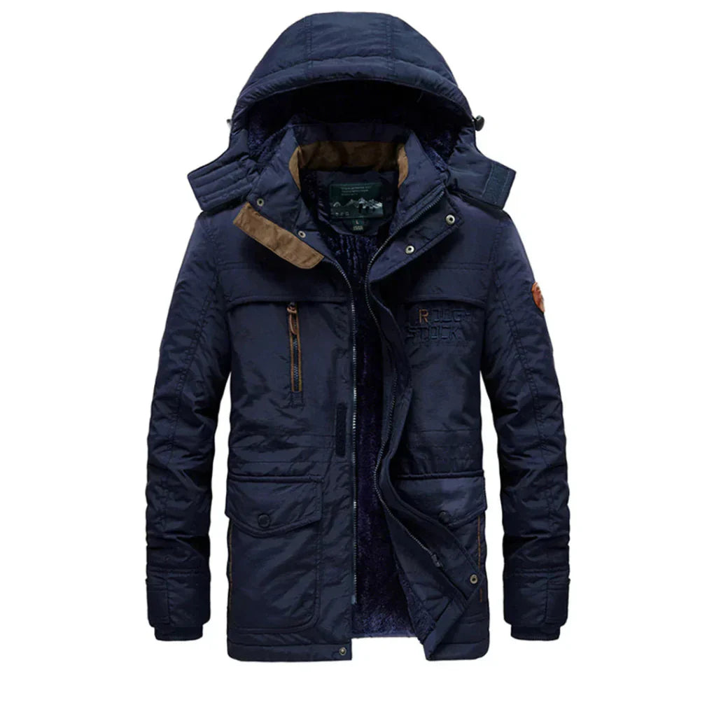 Cappotto Invernale Stylish con Cappuccio per Uomini