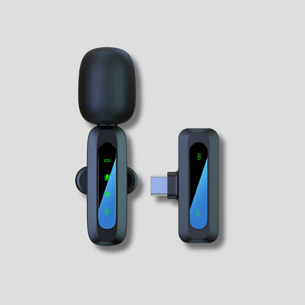 Microfono Senza Fili con Connettività USB-C