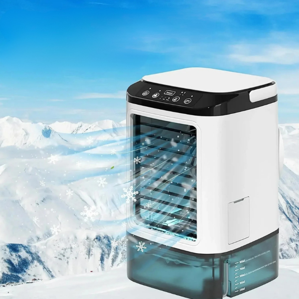 Tragbare Klimaanlage mit 3 Geschwindigkeitsstufen und Ultraschallkühlung