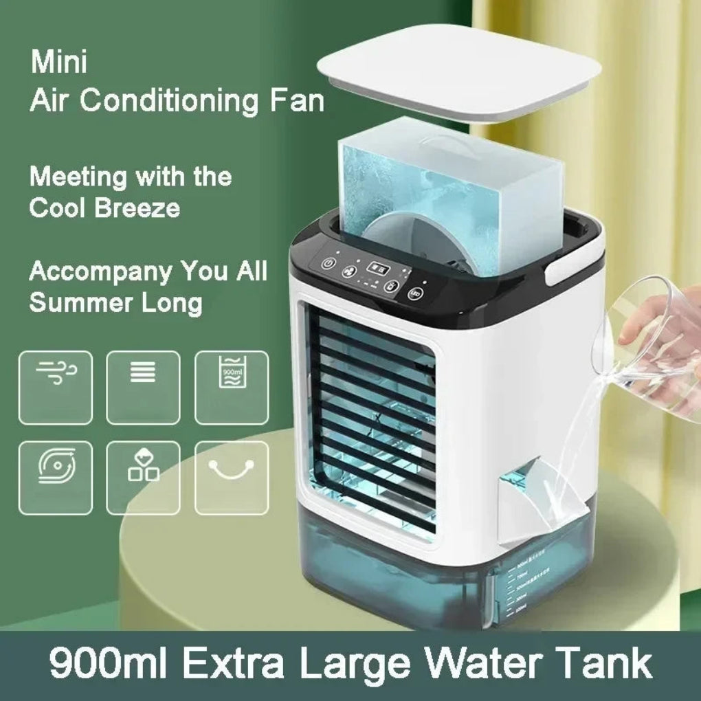 Tragbare Klimaanlage mit 3 Geschwindigkeitsstufen und Ultraschallkühlung