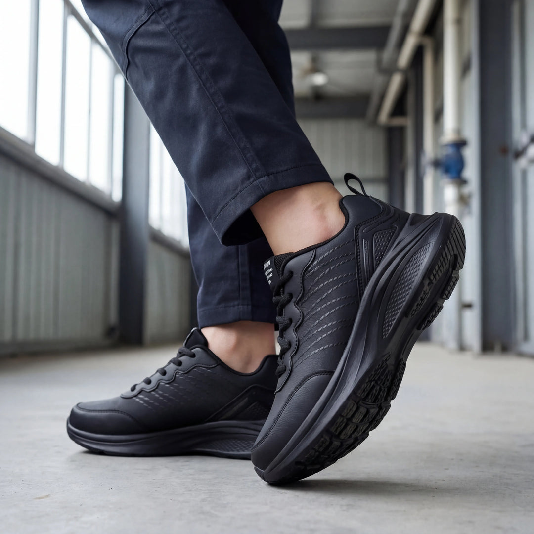 Trakova - Sneaker da lavoro con lacci antiscivolo