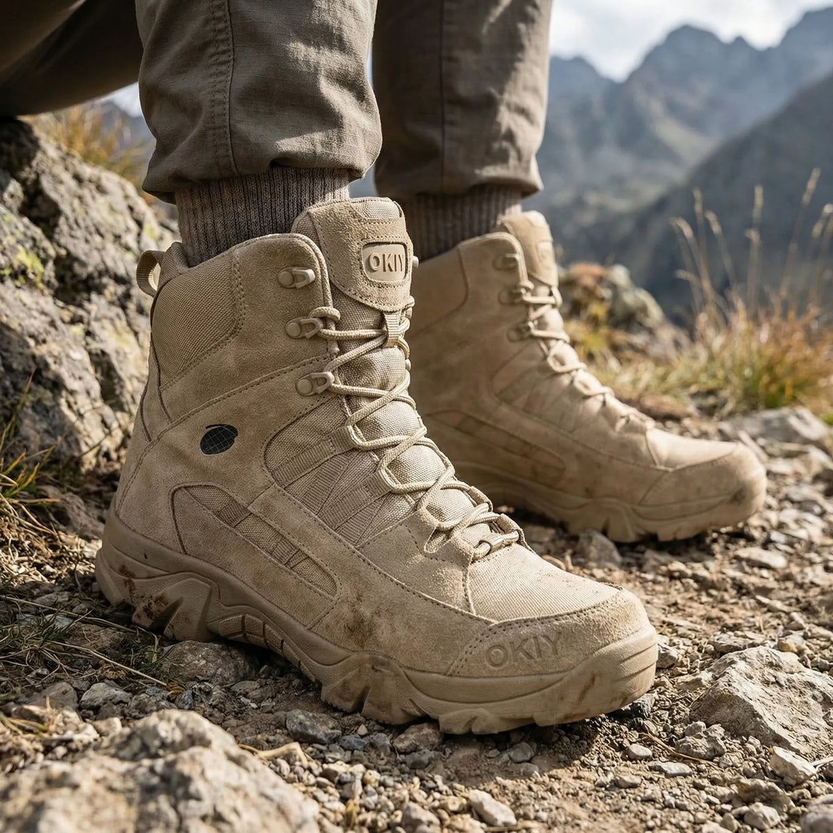 Stivale da Trekking Alto Resistente all'Acqua