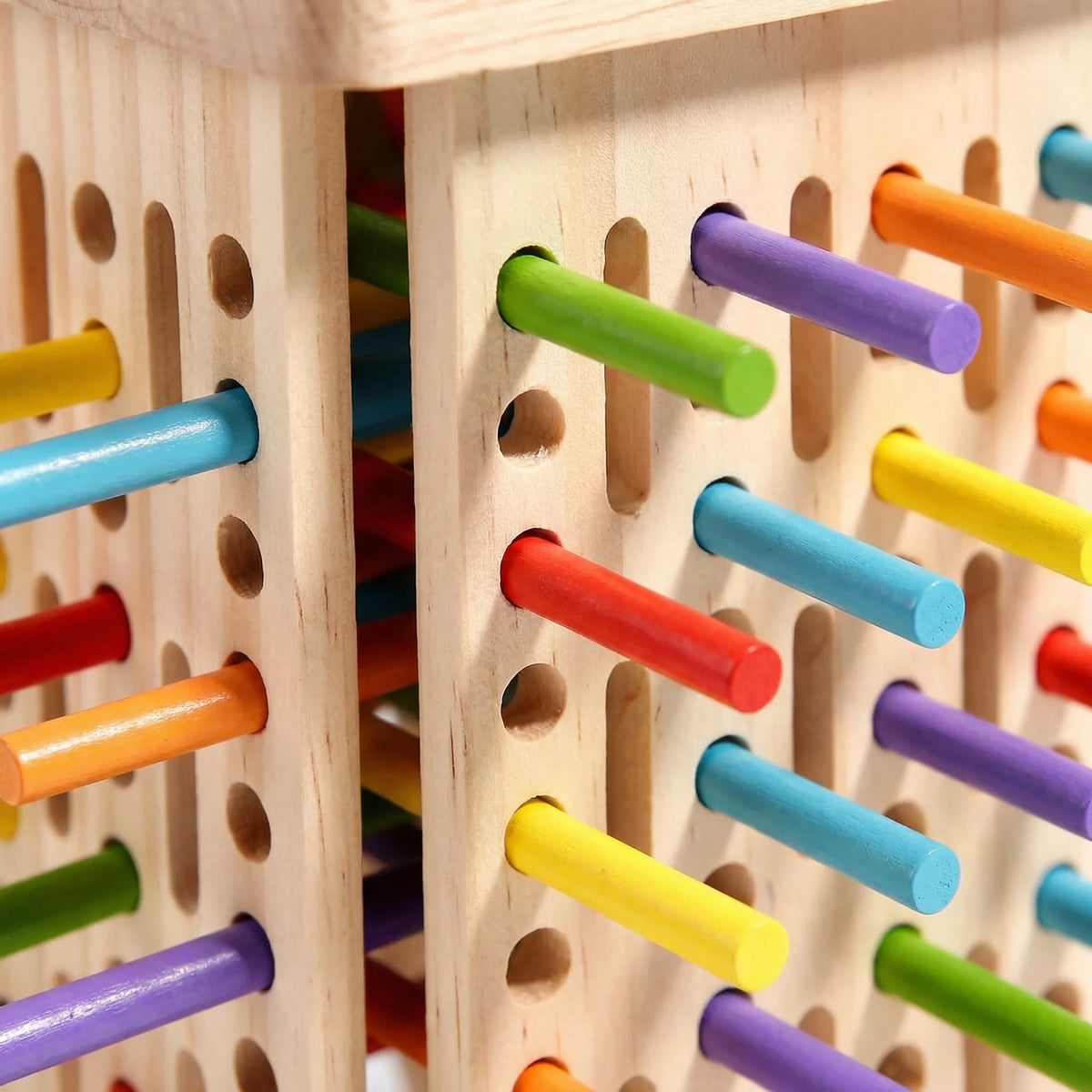 Set di Gioco Torre di Legno 3-In-1