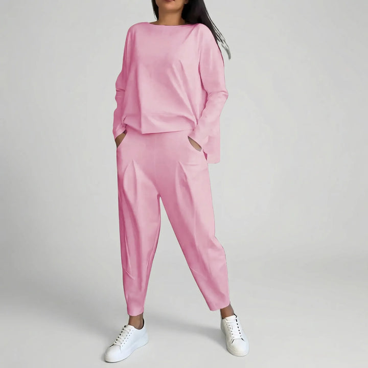 Twinova - Completo coordinato composto da maglia a maniche lunghe e pantaloni