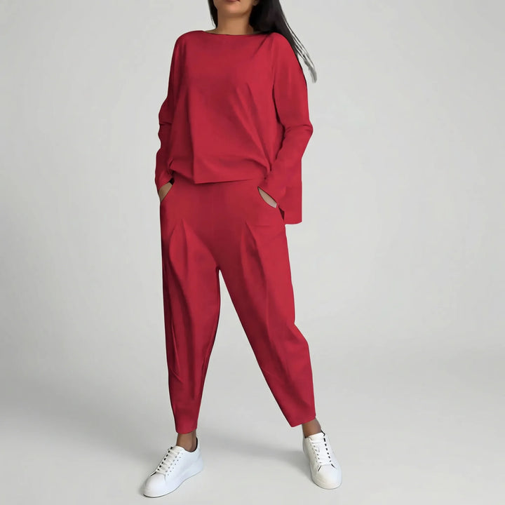 Twinova - Completo coordinato composto da maglia a maniche lunghe e pantaloni