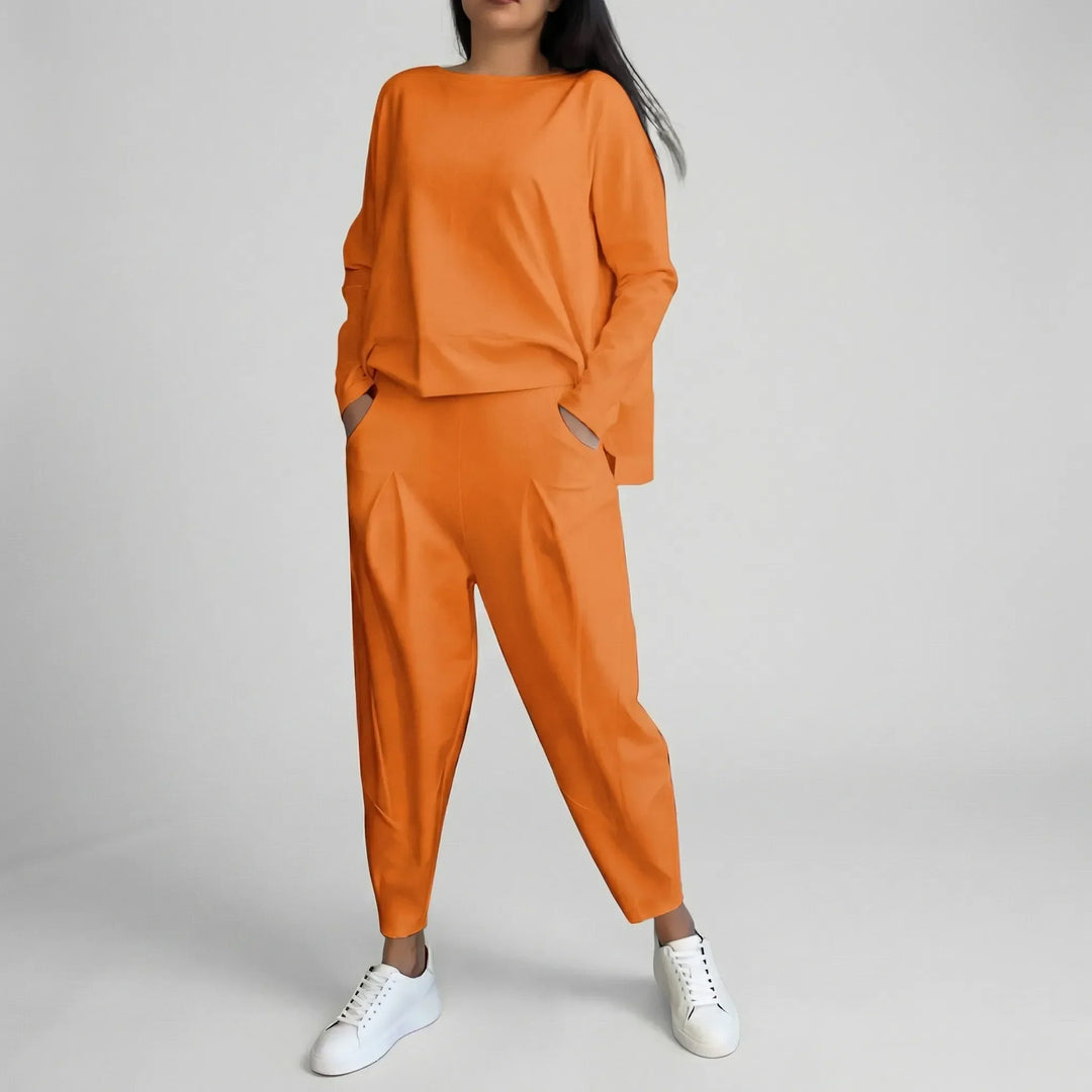 Twinova - Completo coordinato composto da maglia a maniche lunghe e pantaloni