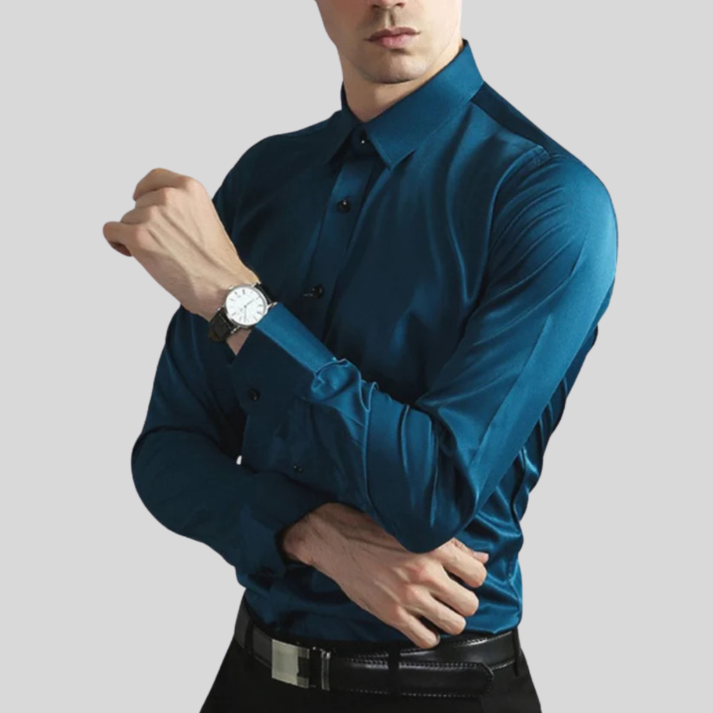 Camicia da Uomo Non Stirabile