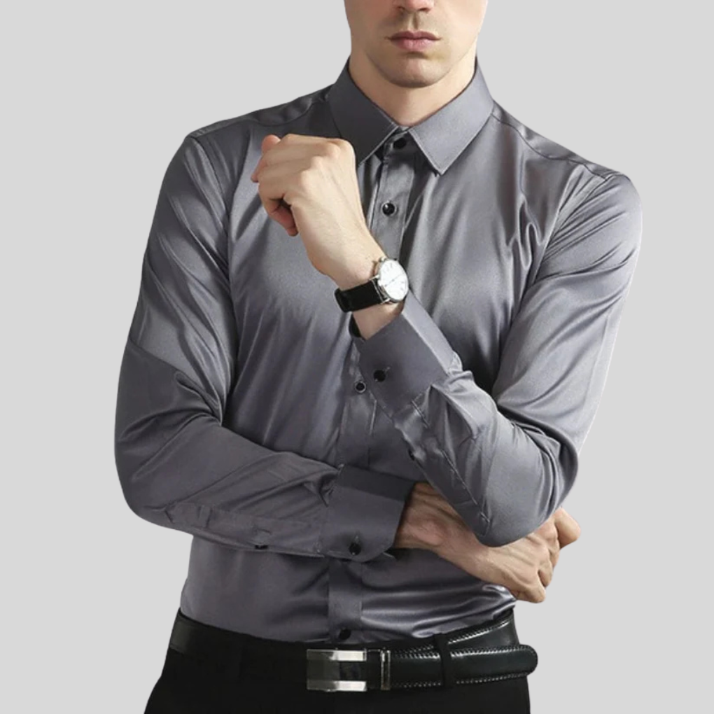Camicia da Uomo Non Stirabile