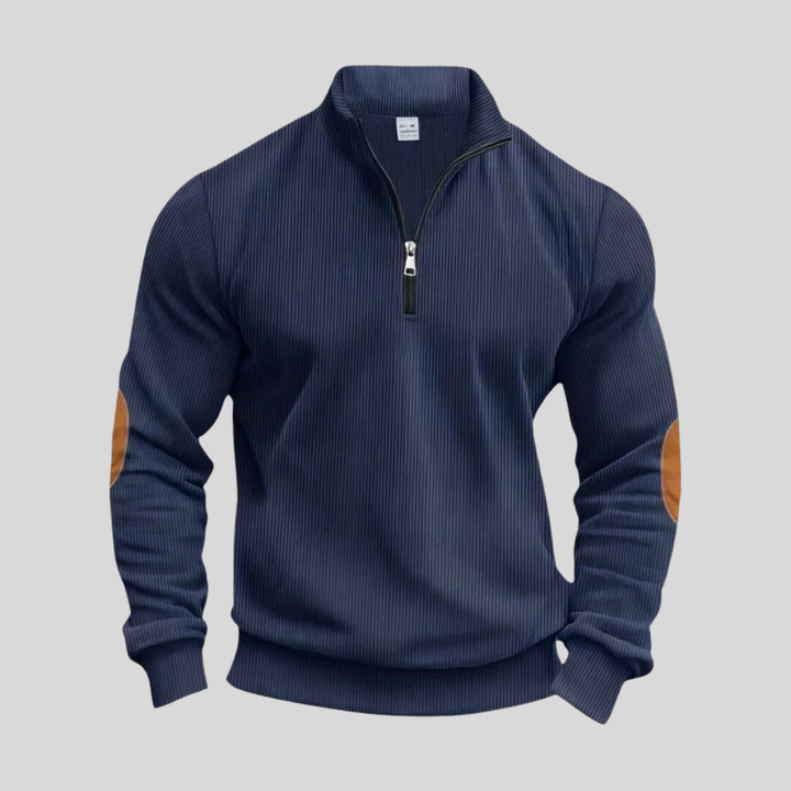 Pullover da Uomo con Polsi a Coste