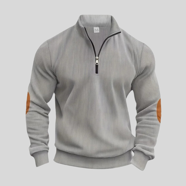 Pullover da Uomo con Polsi a Coste