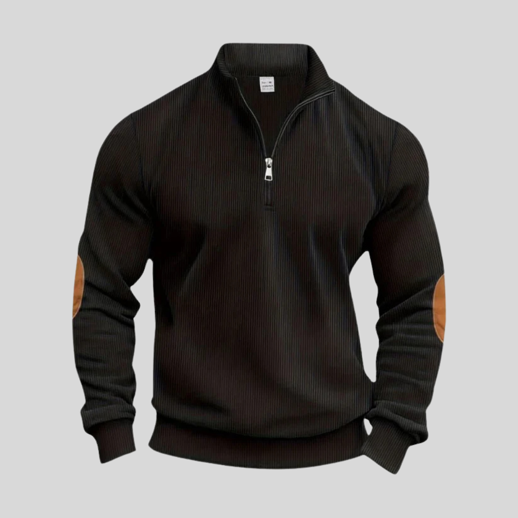 Pullover da Uomo con Polsi a Coste