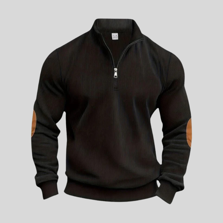 Pullover da Uomo con Polsi a Coste
