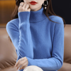 Maglione a collo alto in maglia fine da donna