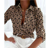 Blusa a Stampa Gradiente da Donna – Stile Celestiale per Uso Quotidiano