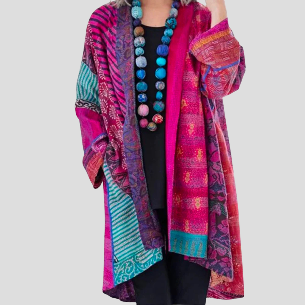 Cardigan aperto con tasche da donna