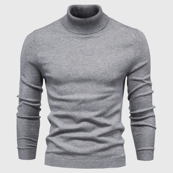 Maglione Collo Alto Lavabile da Uomo – Stile Pratico per Uso Quotidiano