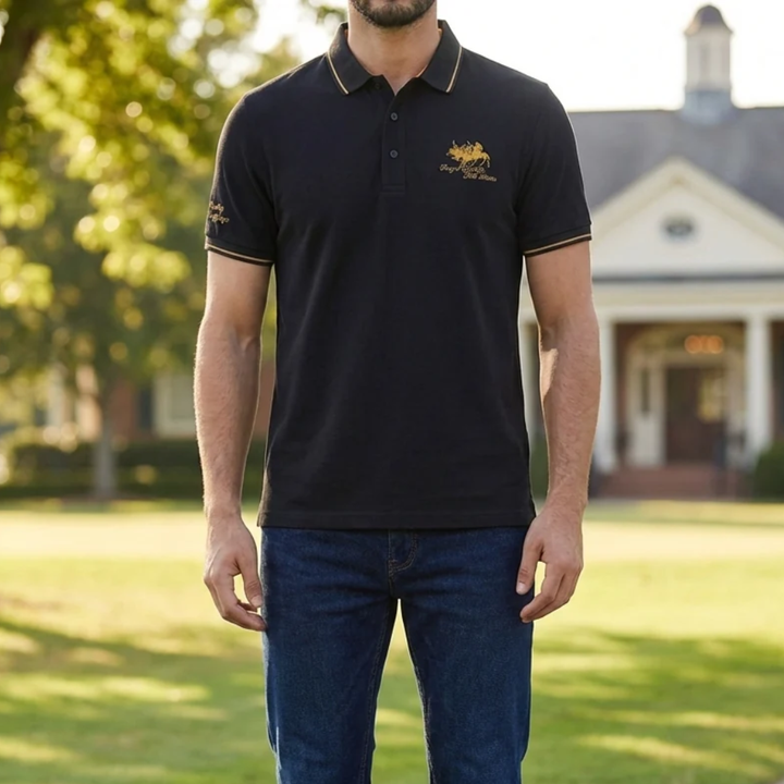 Polo Shirt Su Misura a Maniche Corte per Uomini