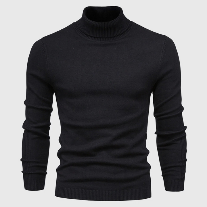 Maglione Collo Alto Lavabile da Uomo – Stile Pratico per Uso Quotidiano