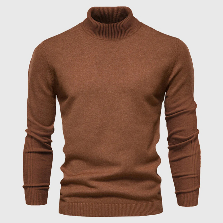 Maglione Collo Alto Lavabile da Uomo – Stile Pratico per Uso Quotidiano