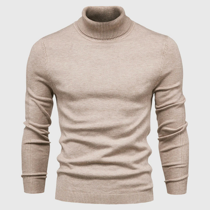 Maglione Collo Alto Lavabile da Uomo – Stile Pratico per Uso Quotidiano