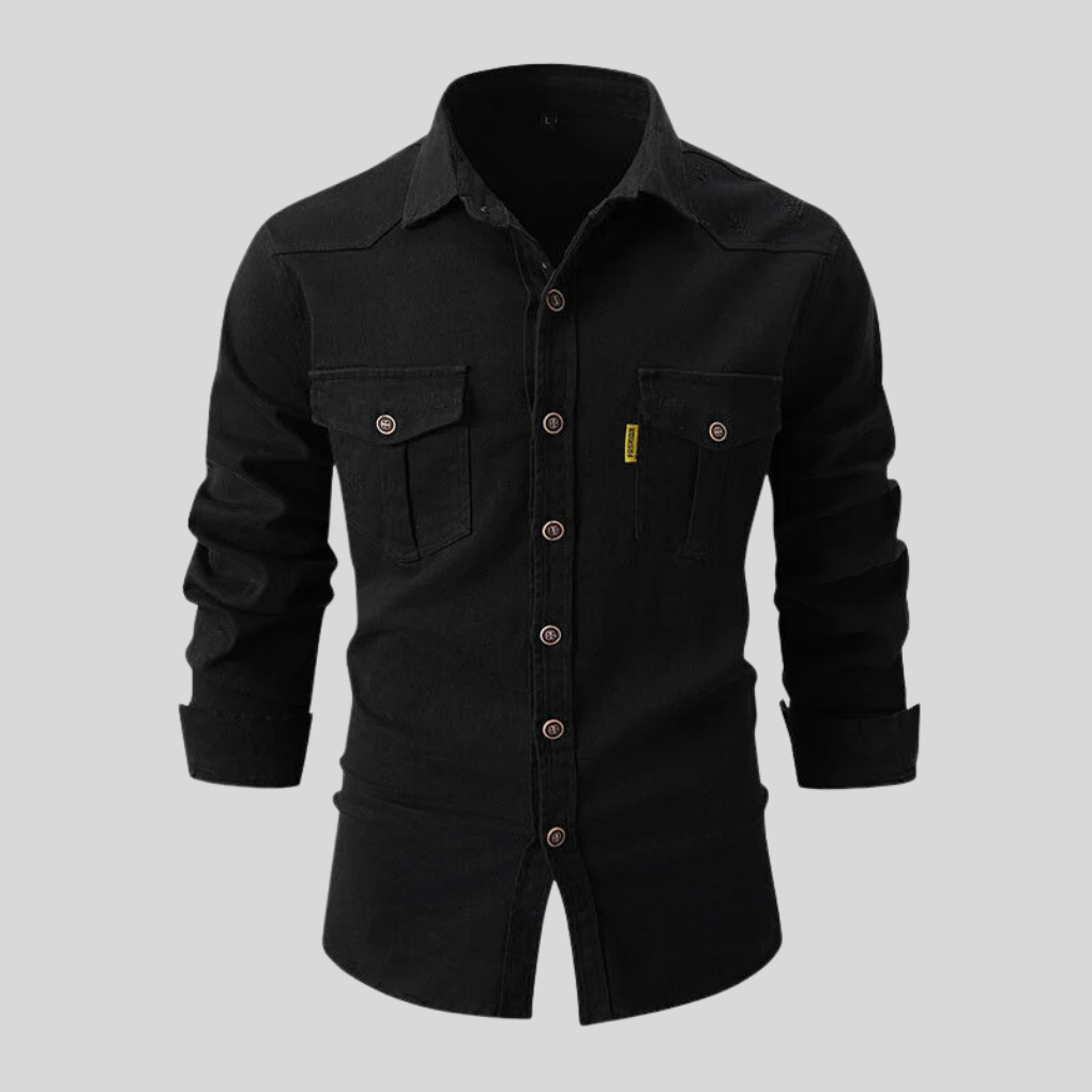 Camicia da Lavoro Uomo – Design Pesante con Utilizzo Quotidiano
