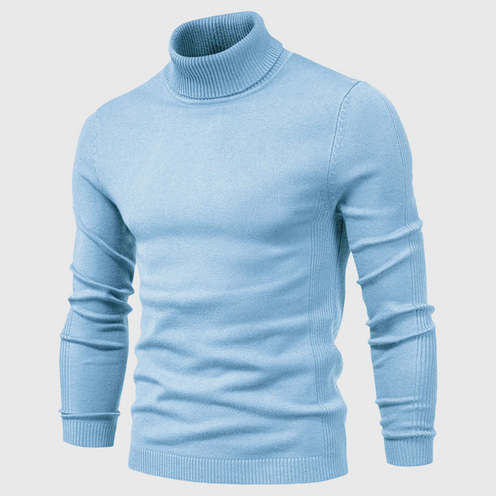 Maglione Collo Alto Lavabile da Uomo – Stile Pratico per Uso Quotidiano