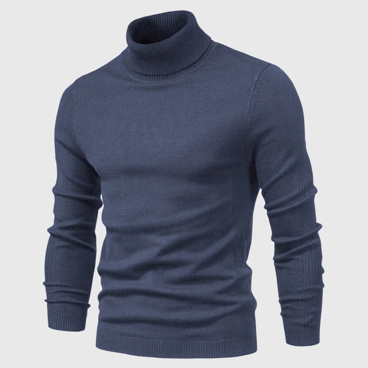 Maglione Collo Alto Lavabile da Uomo – Stile Pratico per Uso Quotidiano