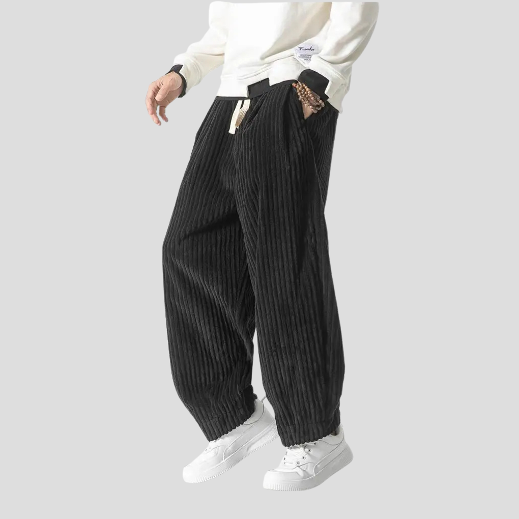 Pantaloni Straight Liberi da Uomo