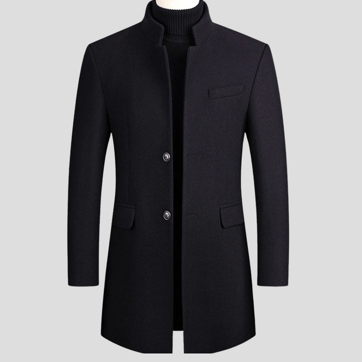 Giacca Elegante in Misto Lana per Uomo – Outerwear Classico Refinito