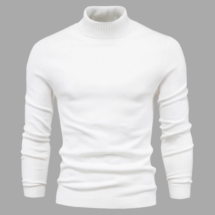 Maglione Collo Alto Lavabile da Uomo – Stile Pratico per Uso Quotidiano