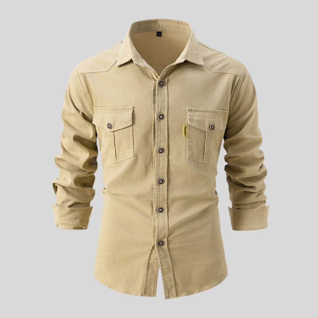 Camicia da Lavoro Uomo – Design Pesante con Utilizzo Quotidiano