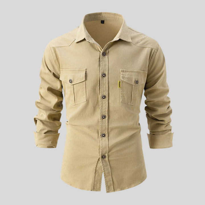 Camicia da Lavoro Uomo – Design Pesante con Utilizzo Quotidiano