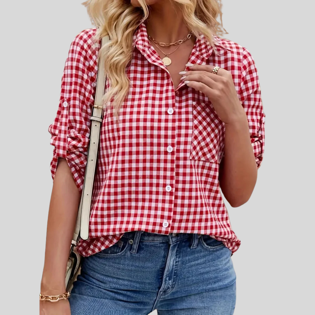 Camicia da Donna – Stile Casual con Orlo Rilassato