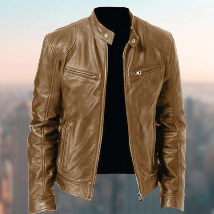 Giacca in Pelle da Uomo – Design Elegante con Appello Quotidiano